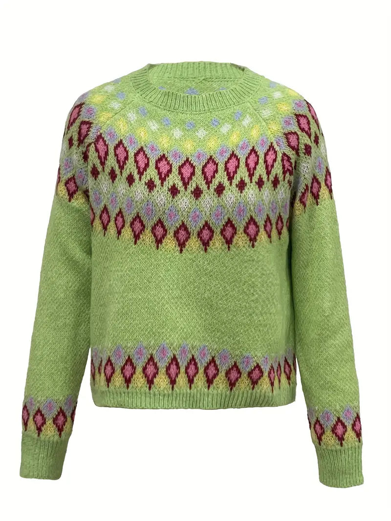 Mia | Vintage-Inspired Island Sweater