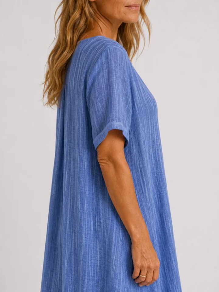 Viola | Relaxed V-Neck Maxi Dress