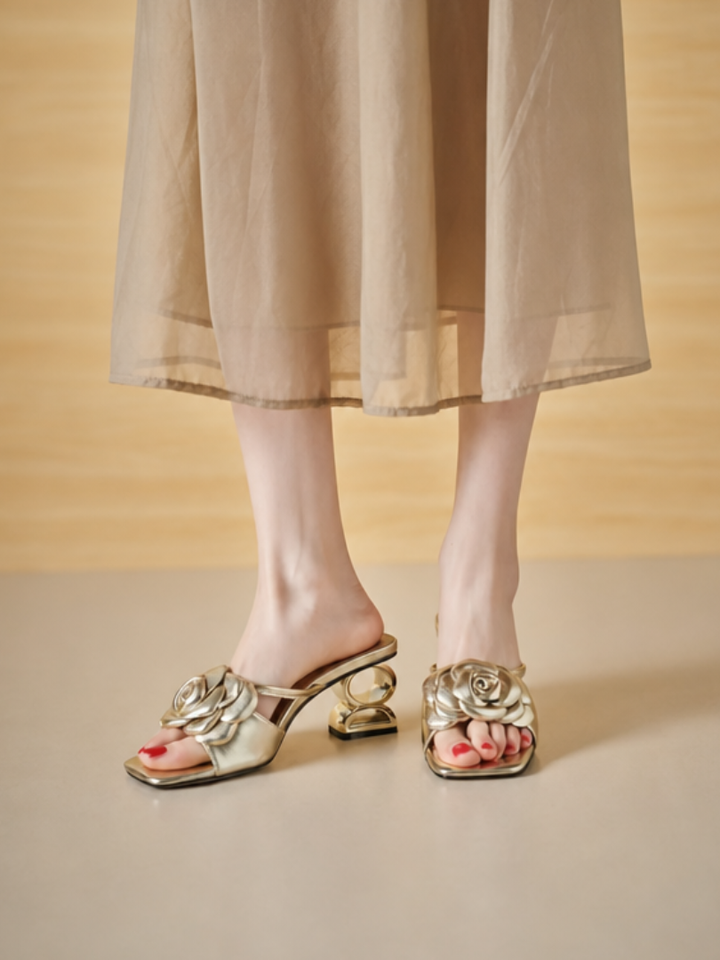 Rosette Heels