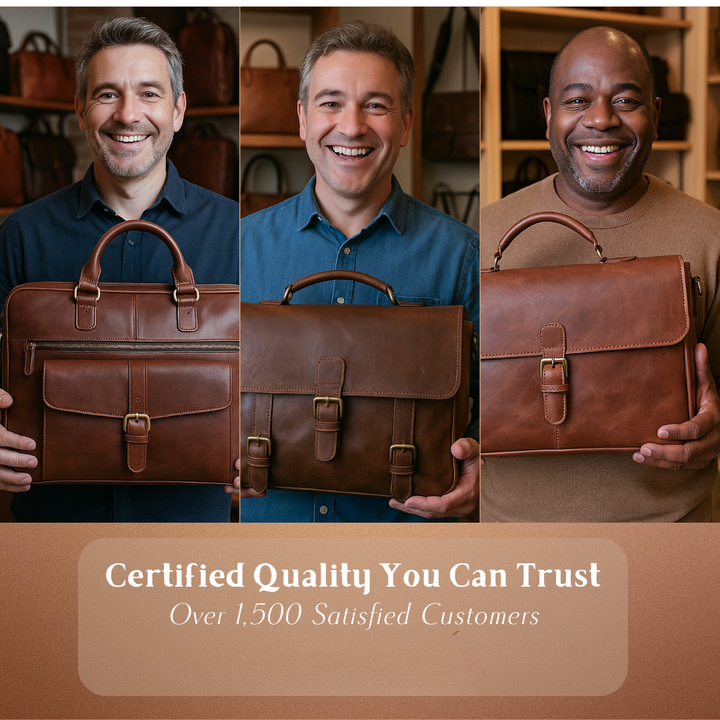 Austin - Premium Leather Weekend Travel Bag