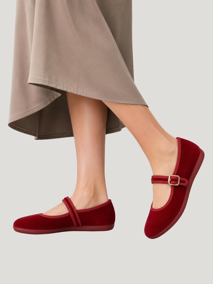 Savannah - Classic Mary Jane Flats
