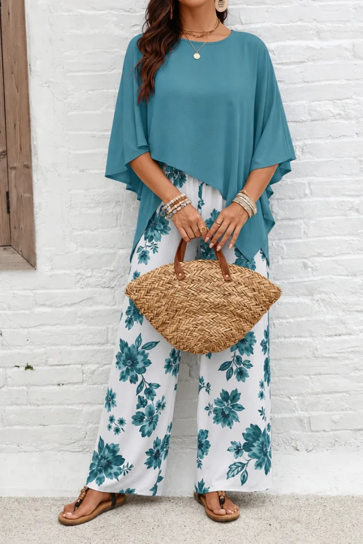 Brenda™ |  Comfortable Elastic Waist Two-Piece Set