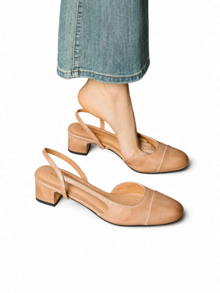 Reyna Genuine Leather Pumps
