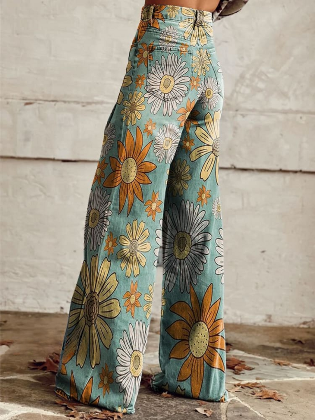 CIRILLA | RETRO FLORAL PANTS