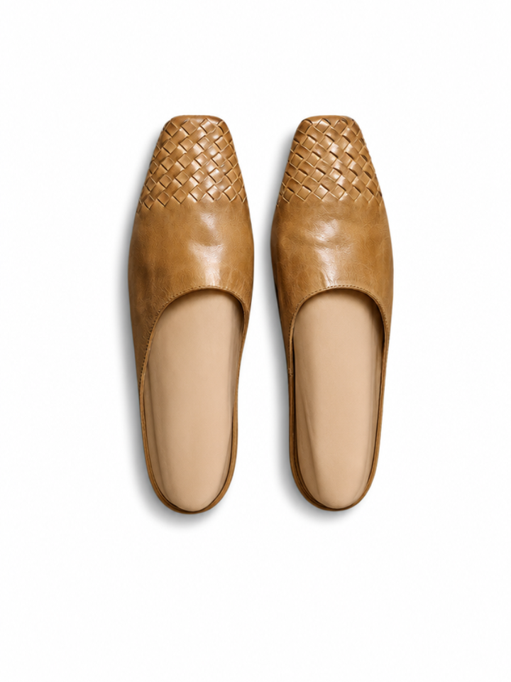 Helma Genuine Leather Mules
