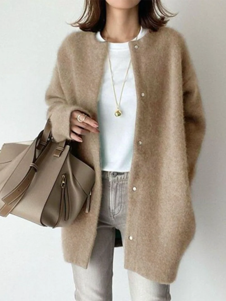 Thalassa™ | Soft Everyday Round Neck Cardigan
