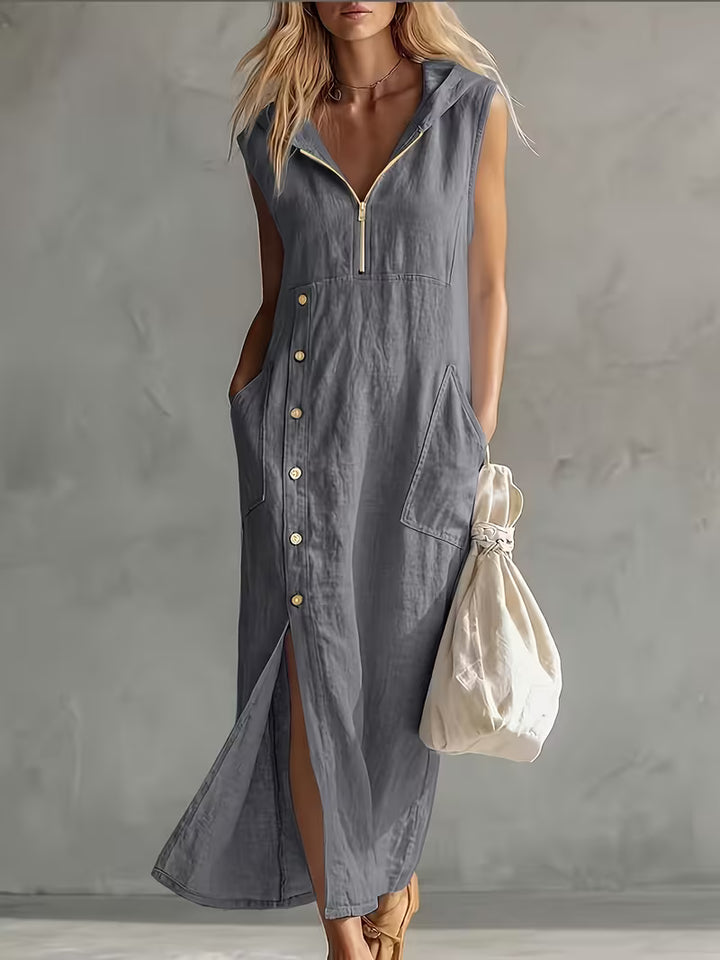 Analia™ | Casual Summer Hooded Dress