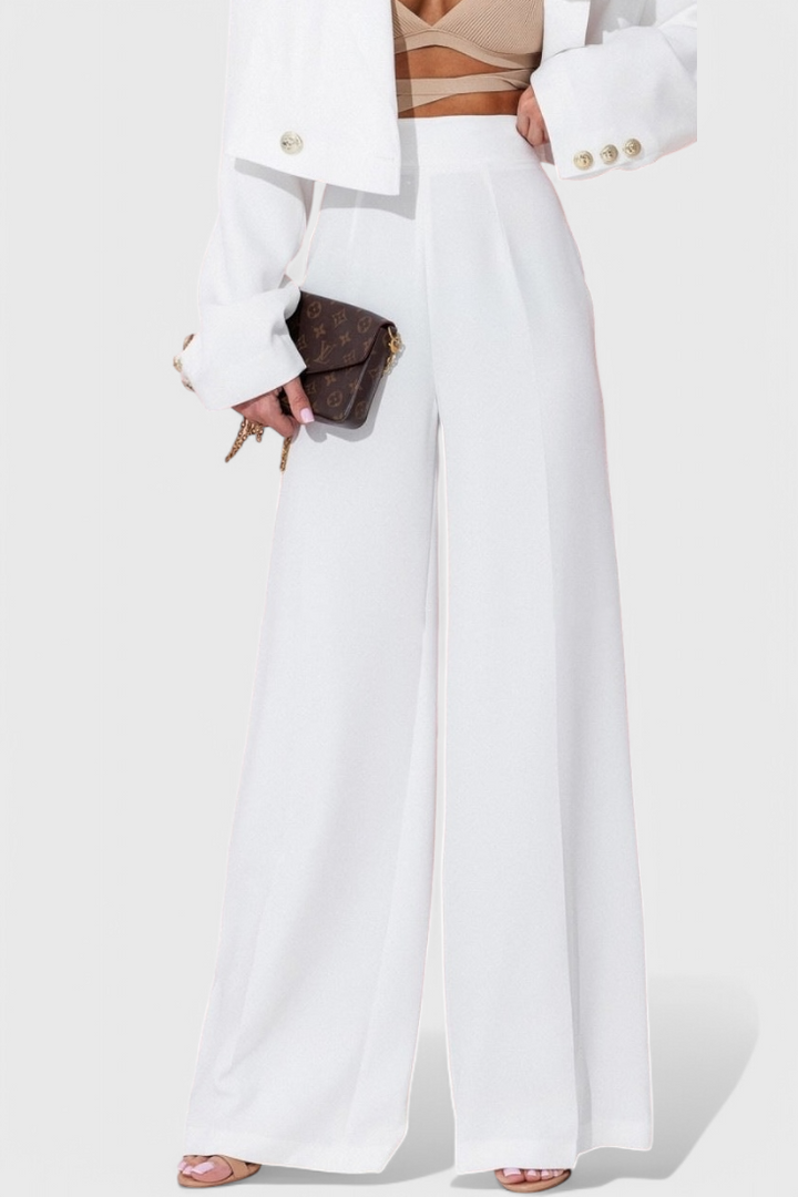 Rosalind Fitted Blazer with Slim Trousers