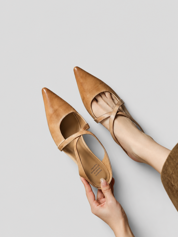 Aluna Genuine Leather Mules