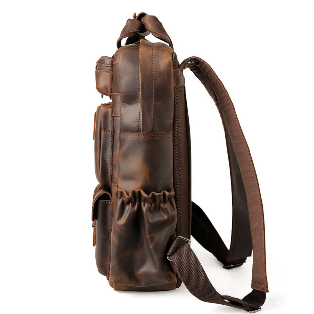 Kevin - Premium Horse Leather Laptop Backpack