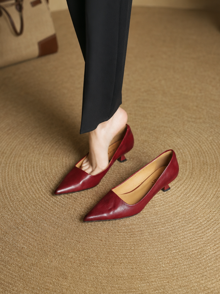 Anok Genuine Leather Heels