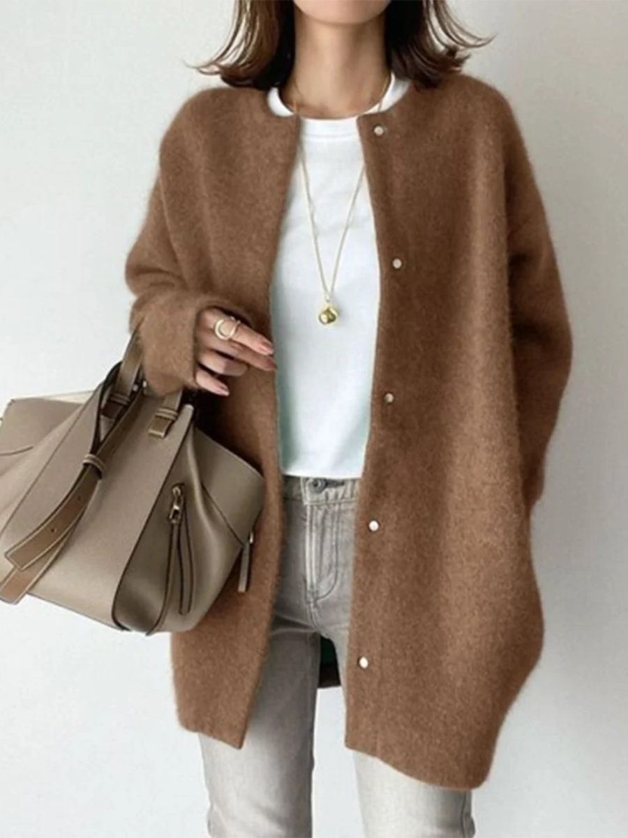 Thalassa™ | Soft Everyday Round Neck Cardigan