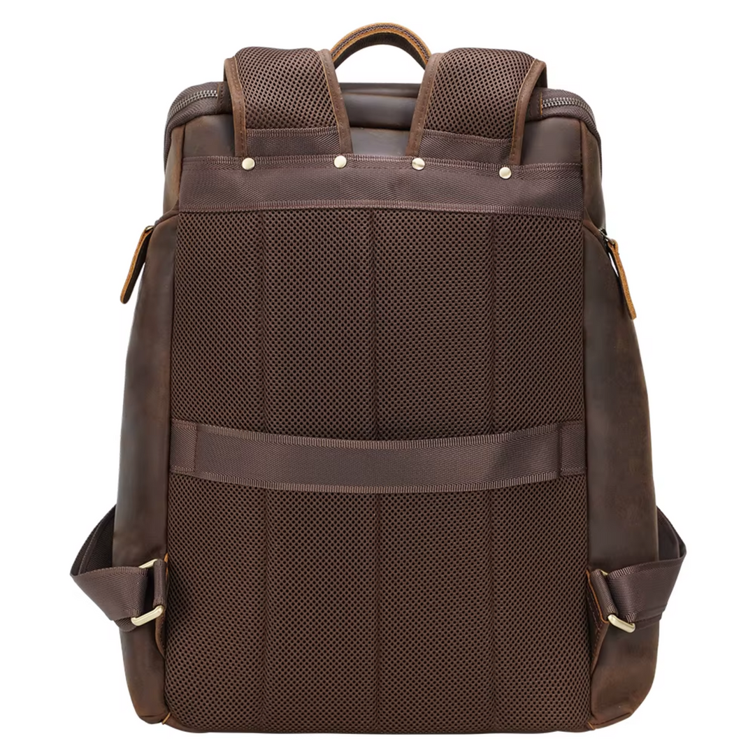 Nicholas - Classic Leather Laptop Backpack for Men