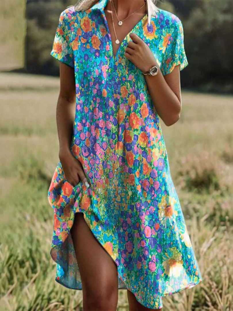 Clarinda™ | Casual Countryside Summer Dress