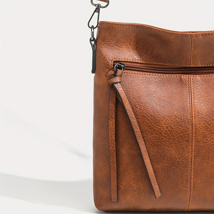 Vintage-Inspired Lena Square Crossbody Bag