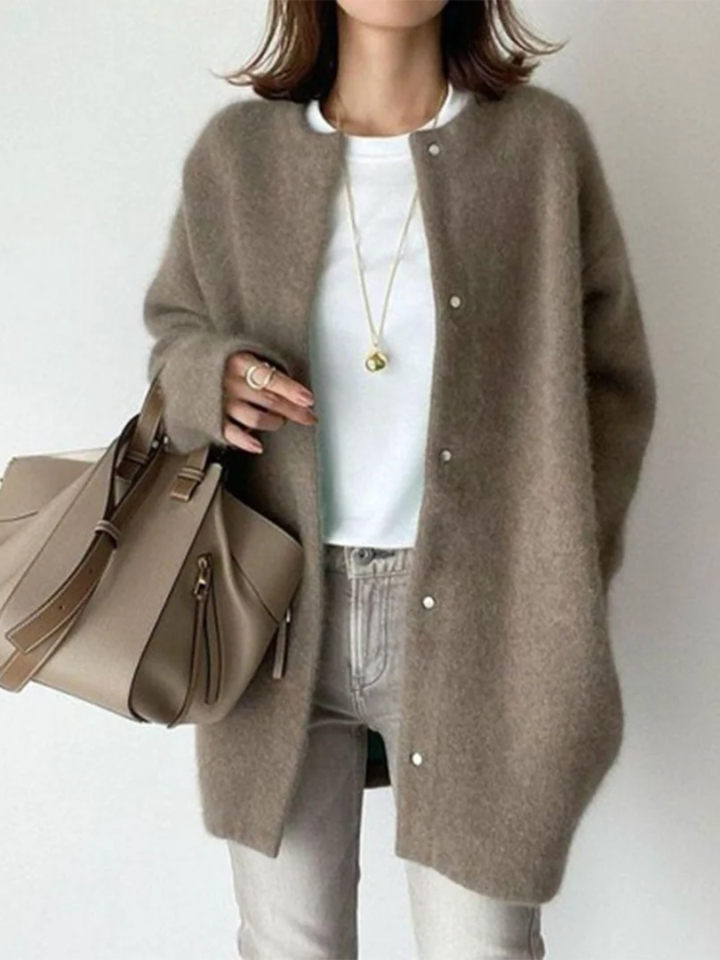 Thalassa™ | Soft Everyday Round Neck Cardigan