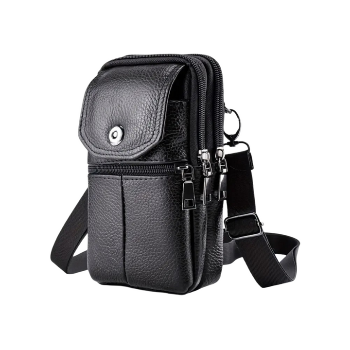 Robert - Sleek Leather Crossbody Bag for Travel and Everyday Use