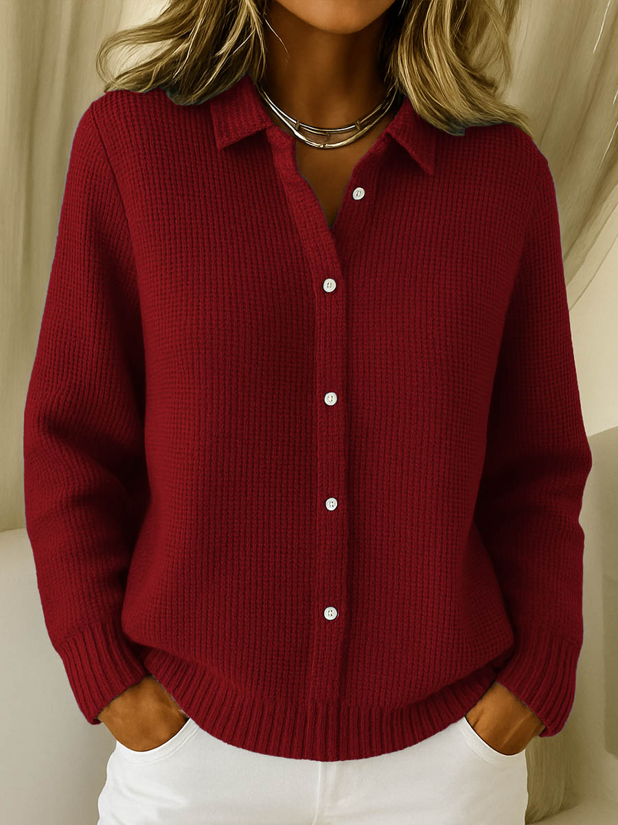 Clarissa™ | Cozy Everyday Button Front Cardigan