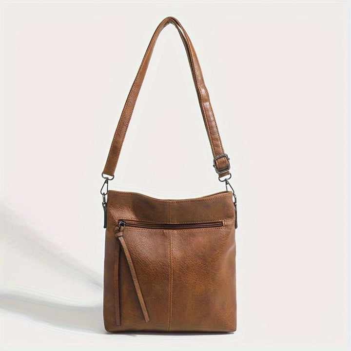 Vintage-Inspired Lena Square Crossbody Bag