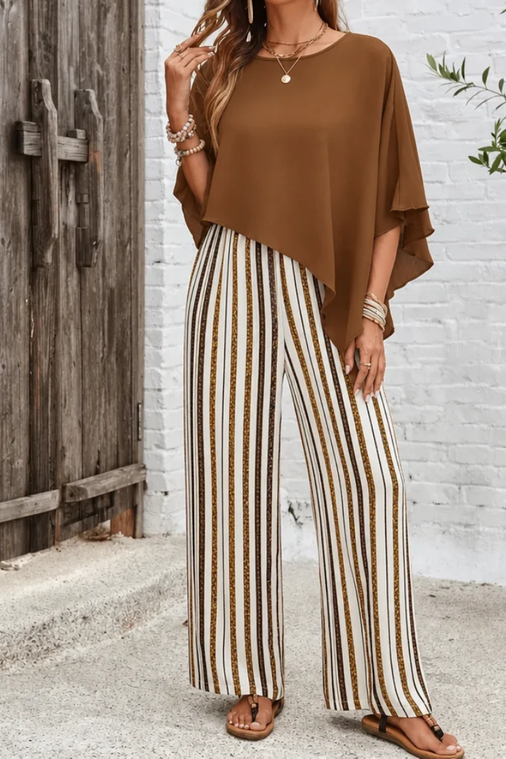 Barbara™ |  Comfortable Elastic Waist Two-Piece Set
