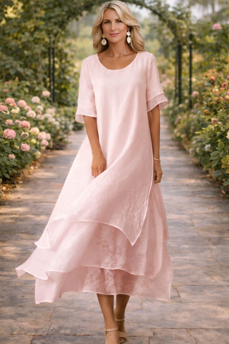 Aria Fluid Tiered Maxi Dress