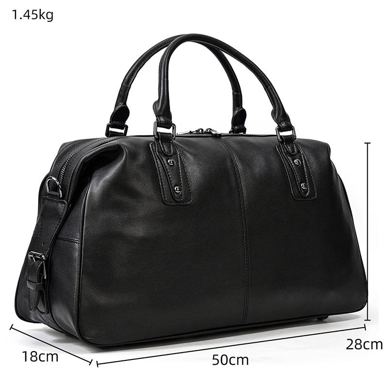 Justin - Luxurious Soft Cowhide Leather Travel Bag