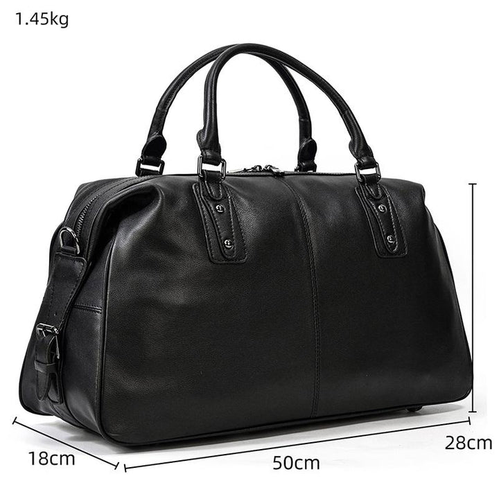 Justin - Luxurious Soft Cowhide Leather Travel Bag