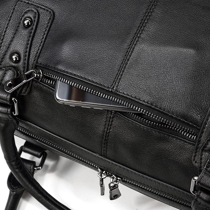 Justin - Luxurious Soft Cowhide Leather Travel Bag
