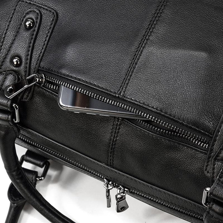 Justin - Luxurious Soft Cowhide Leather Travel Bag