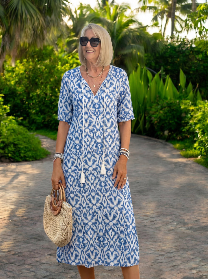 Luna | Casual Boho Style Midi Dress