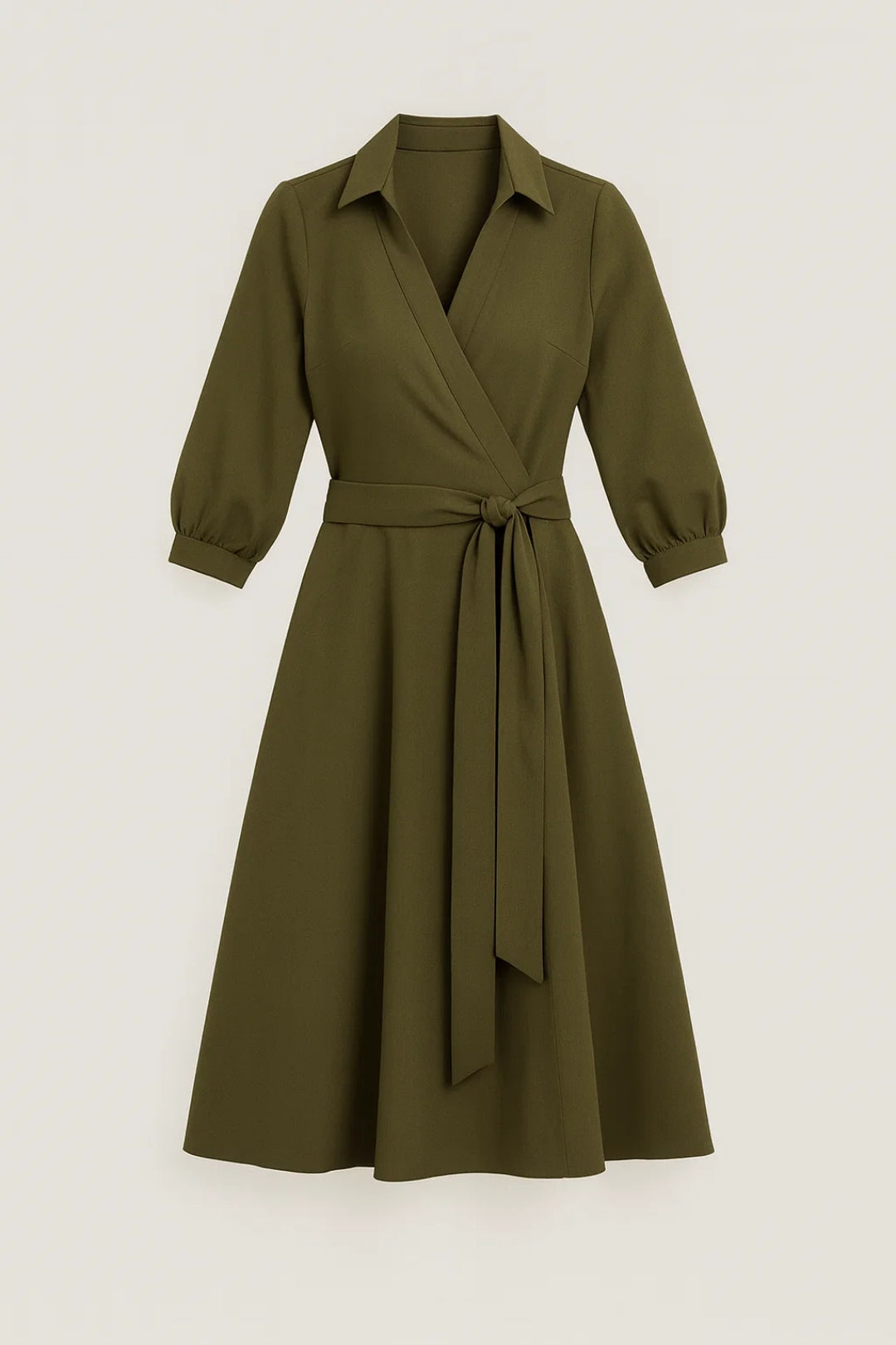 Valentina™ | Women's Wrap Style Midi Dress