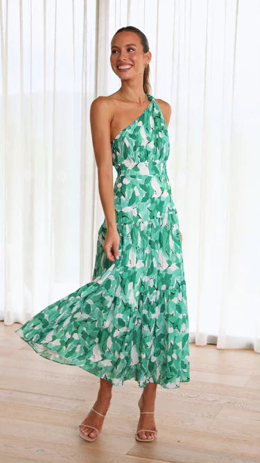 Eliza™ - Asymmetrical Strap Dress
