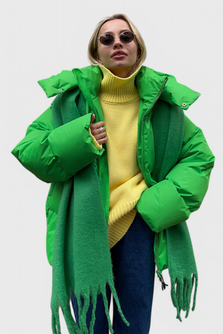 Emilia Stylish Puffer Jacket with Thermal Insulation and Sleek Design