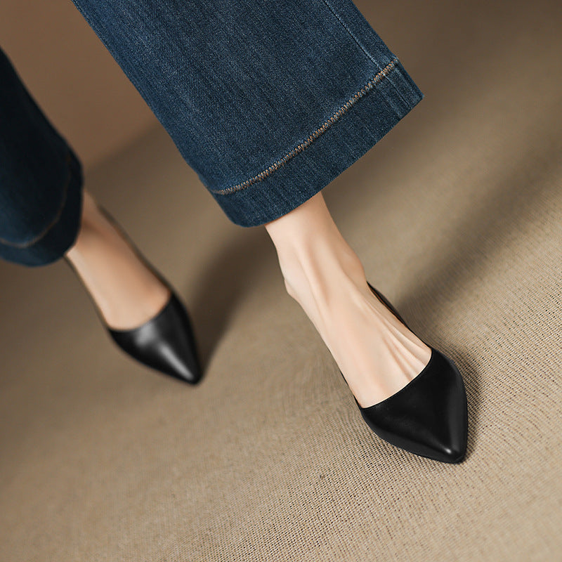 Irella Genuine Leather Flats