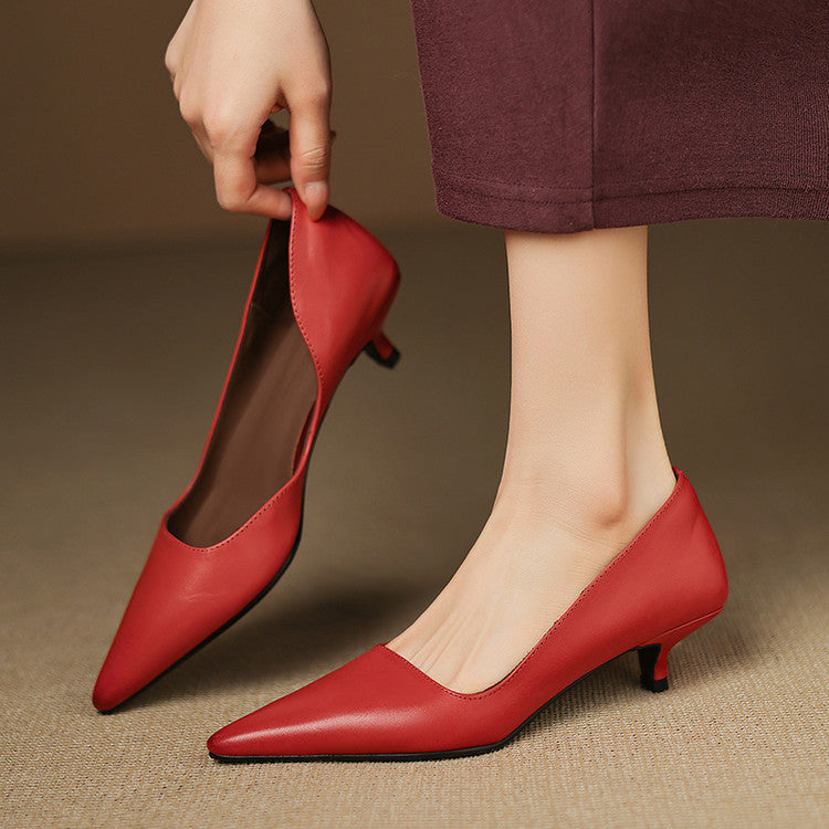 Vienna Genuine Leather Heels