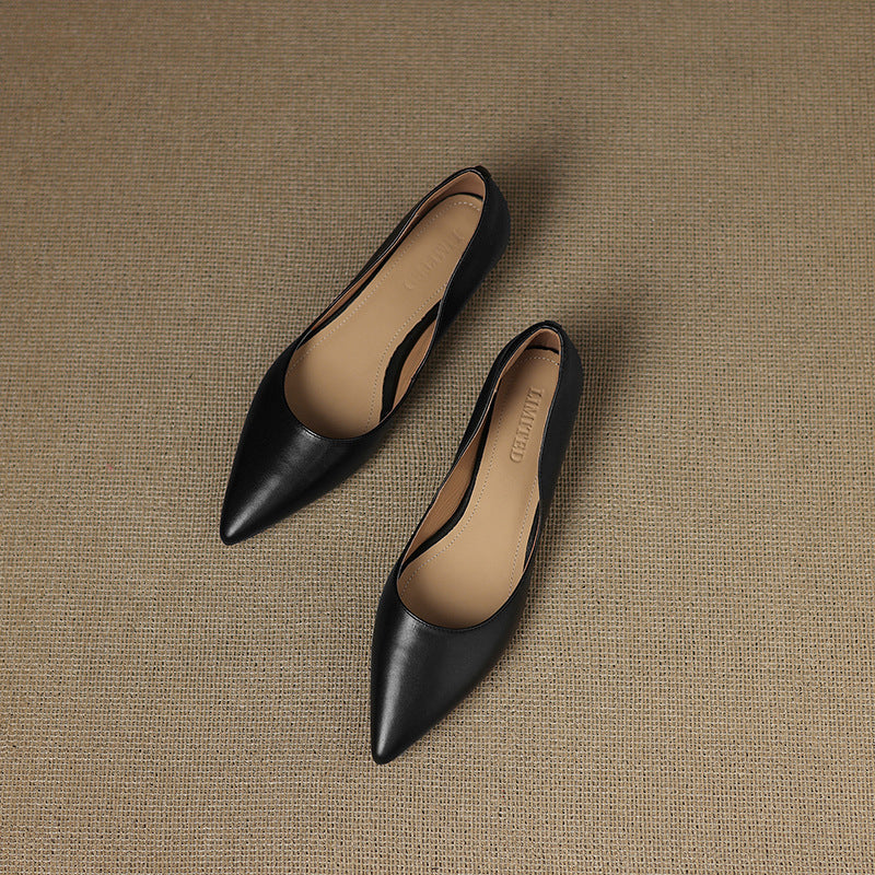Irella Genuine Leather Flats