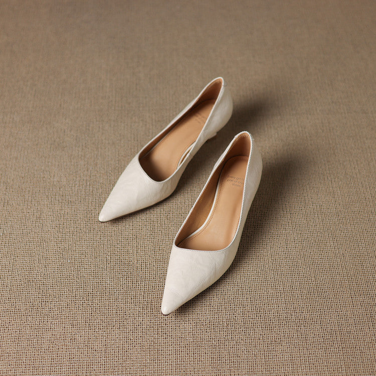 Elar Genuine Leather Heels