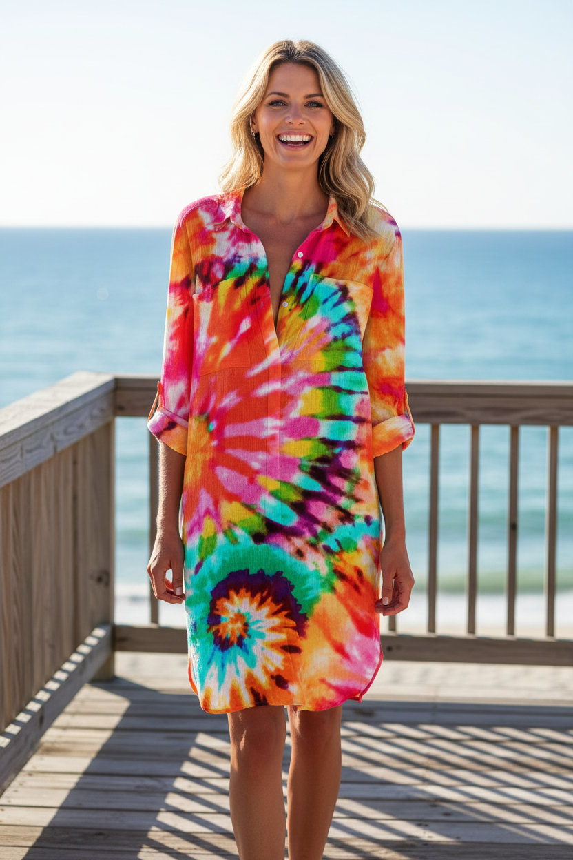 Jade™ | Stylish Artistic Print Dress