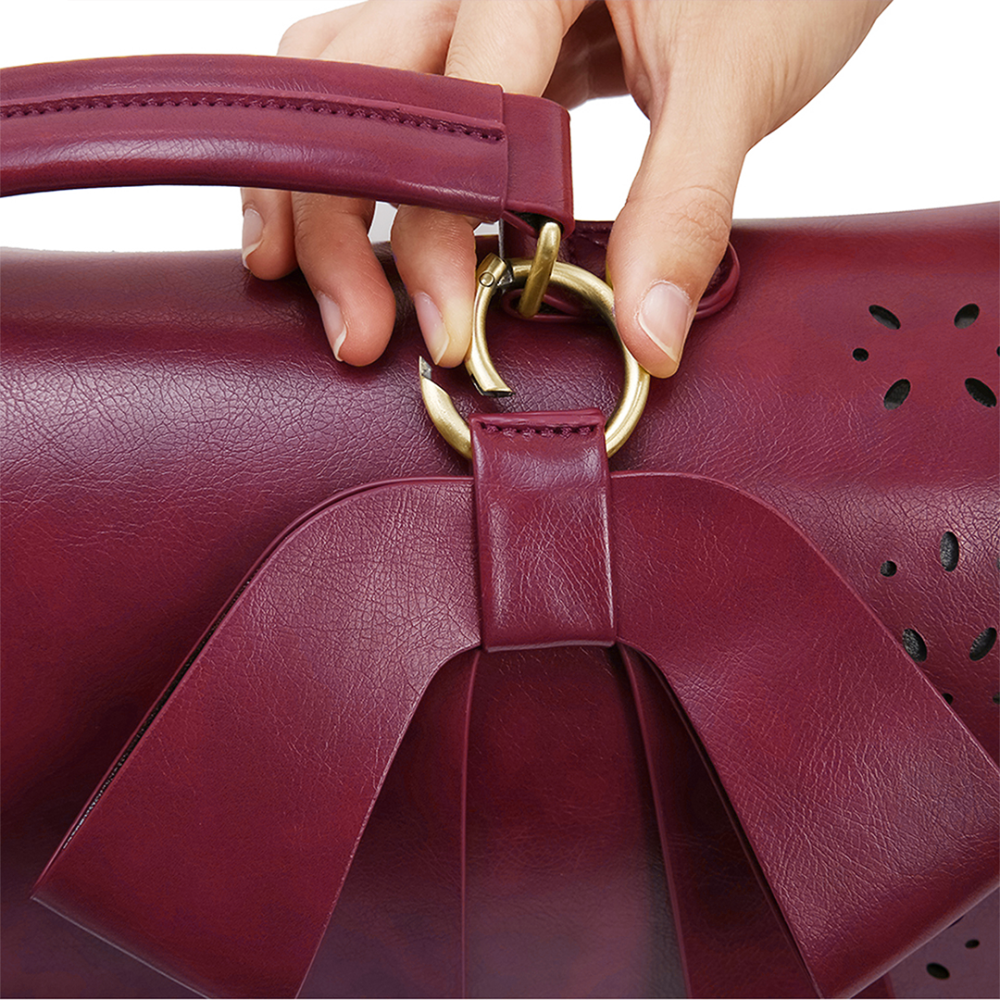 Chic Bow-Tie Satchel