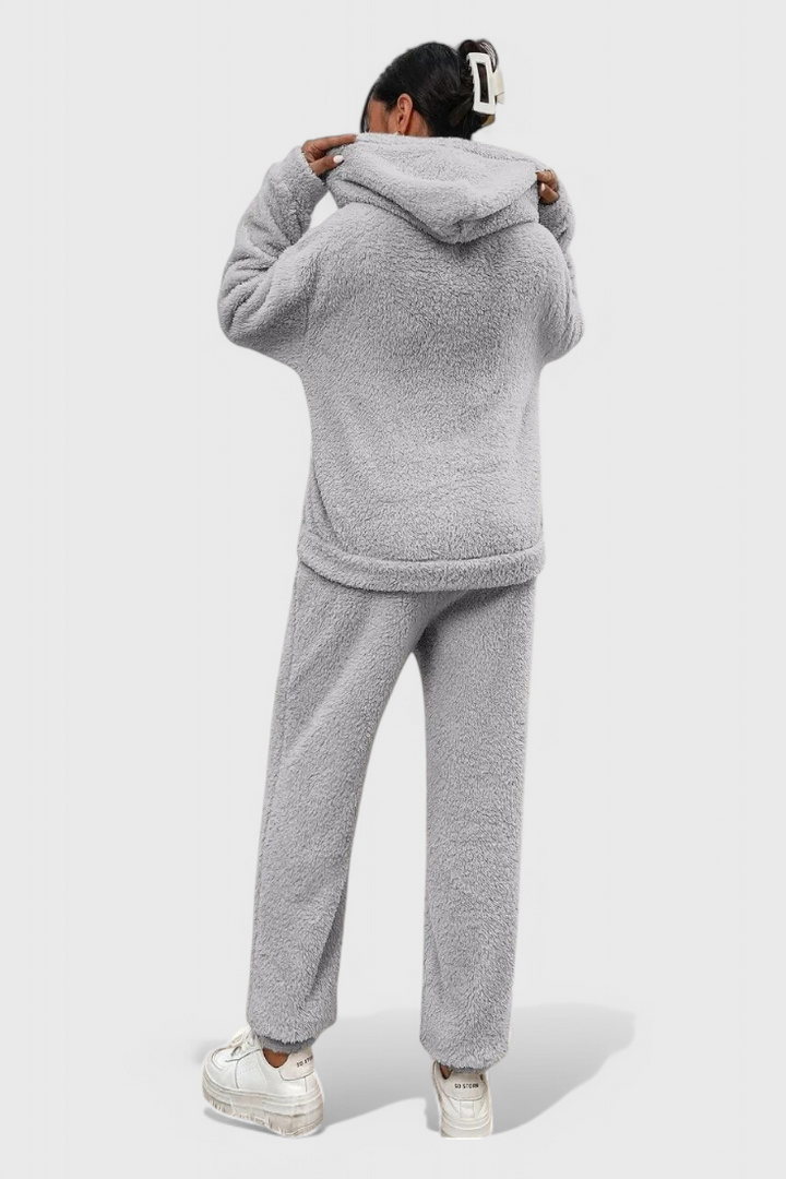 Cozy Billie Two-Piece Set in Luxurious Teddy Fabric