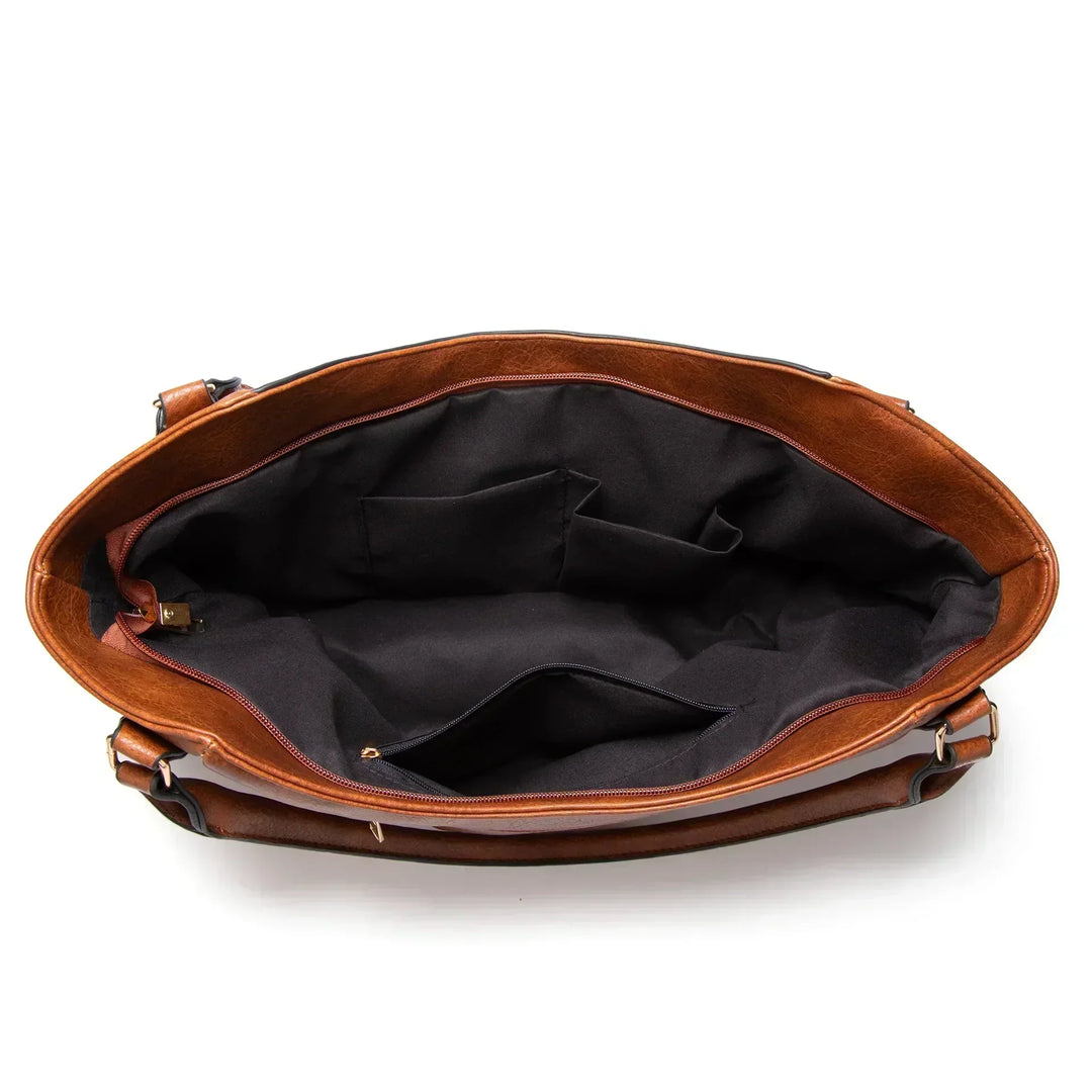 Nellie’s Chic Leather Shoulder Bag | Elegant Sophistication