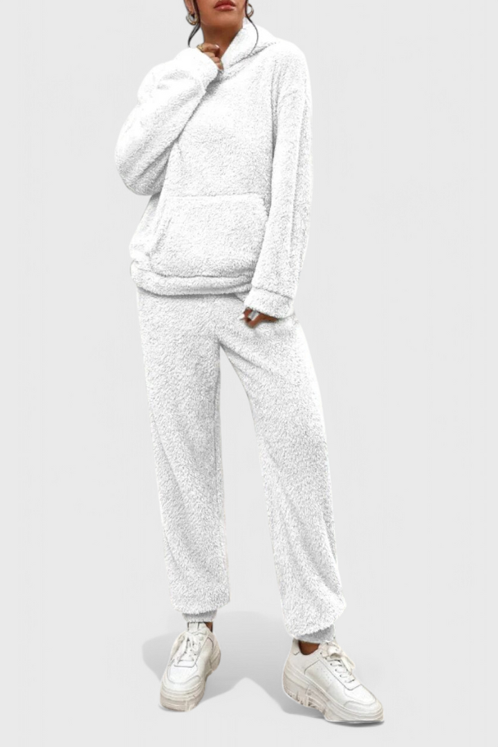 Cozy Billie Two-Piece Set in Luxurious Teddy Fabric