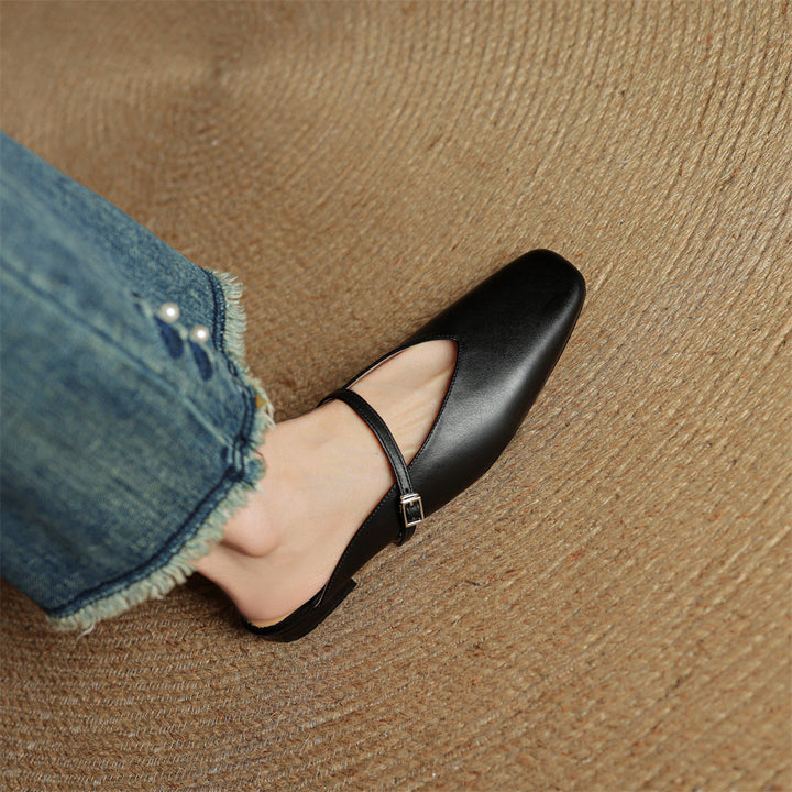 Miral Genuine Leather Mules