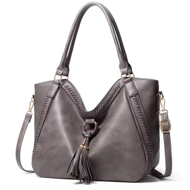 Nellie's Chic Leather Shoulder Bag | Elegant Sophistication