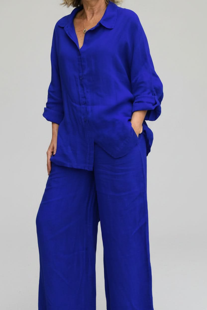 Wide Leg Matching Outfit Sets