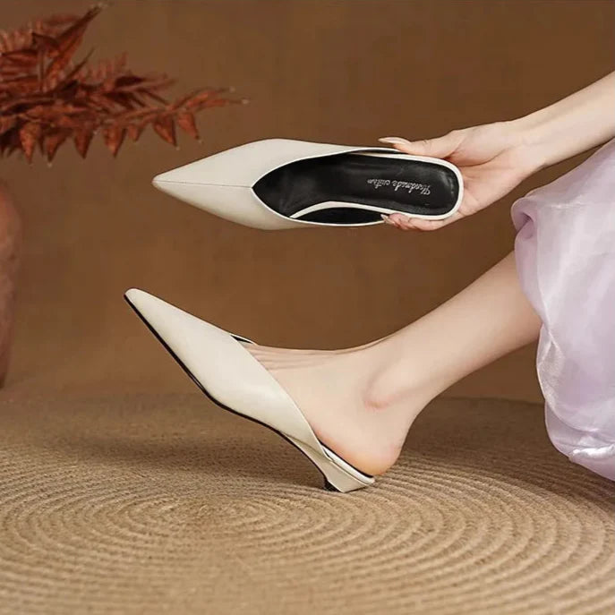 Eneva Leather Mules