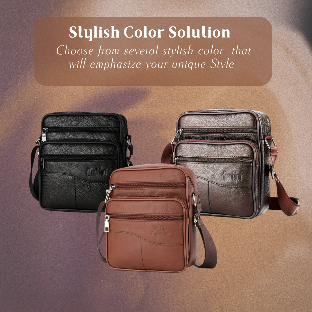 Carter - Men's Leather Versatile Shoulder Bag