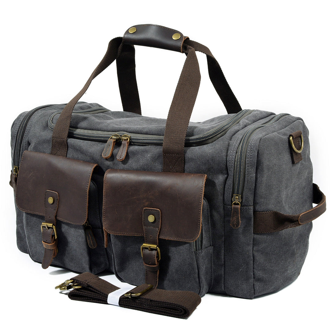 David - Men's Canvas and Leather Duffle Bags