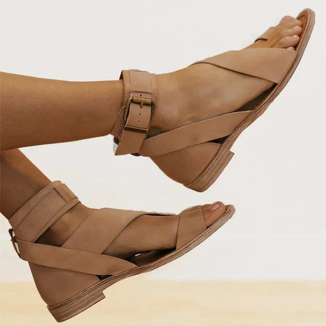 Henrietta | Luxurious Wrap Sandals for Women