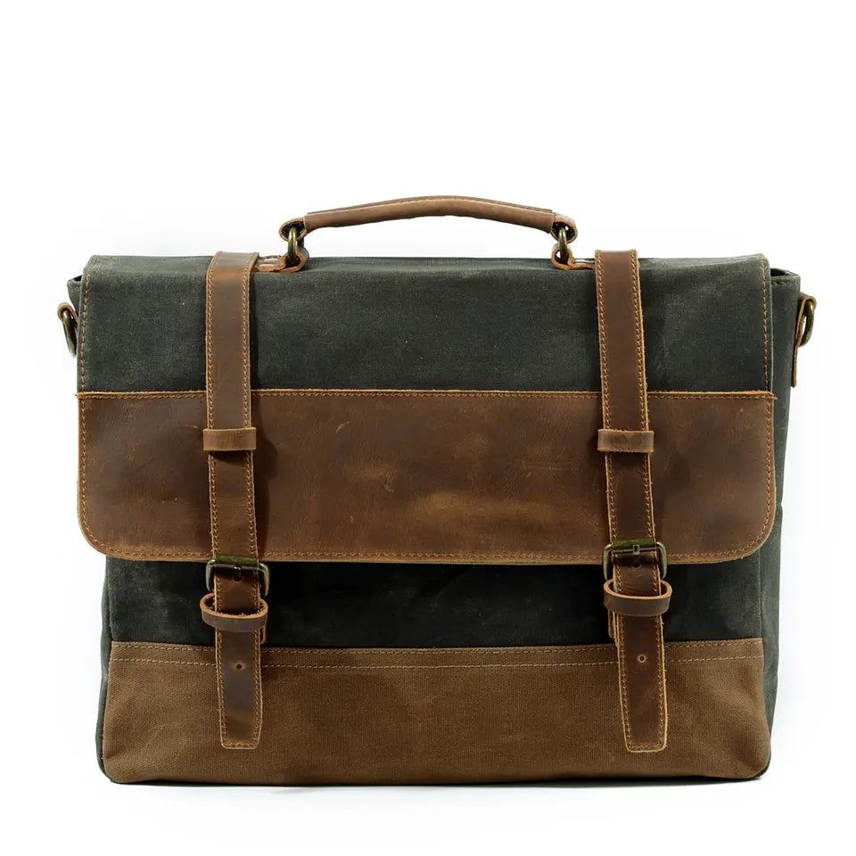 Jack - Waterproof Waxed Canvas Messenger Bag